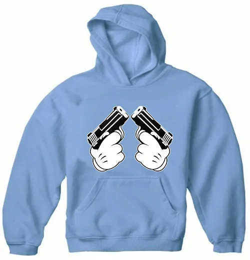 cartoon-hands-double-guns-adult-hoodie