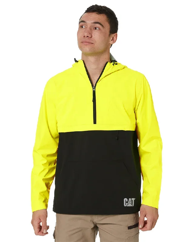 Trade Packable Anorak - Yellow/Navy