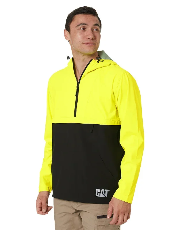 caterpillar-trade-packable-anorak-yellow-navy