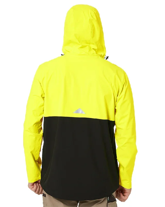 caterpillar-trade-packable-anorak-yellow-navy