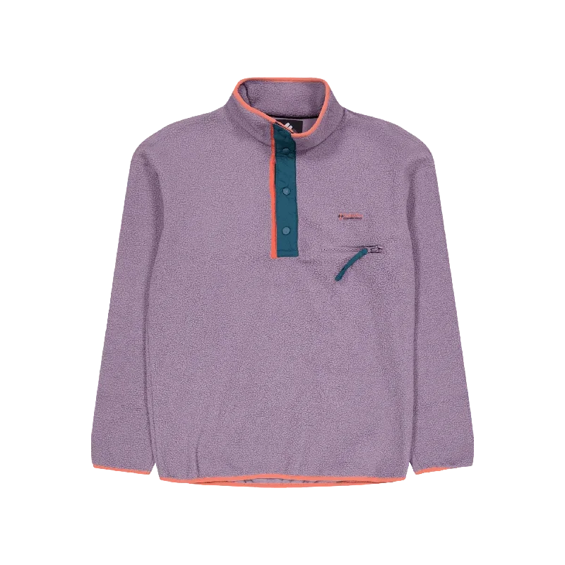 Helvetia™ Half Snap Fleece Granite Purple