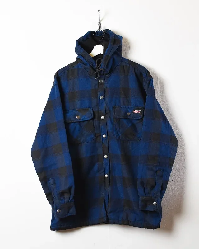 Dickies Hooded Flannel Overshirt Jacket - Large