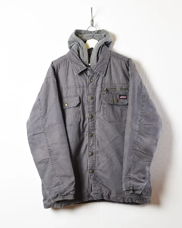 Dickies Padded Hooded Overshirt Jacket - Large