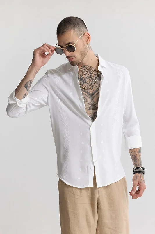 Dimo White Stripe Shirt