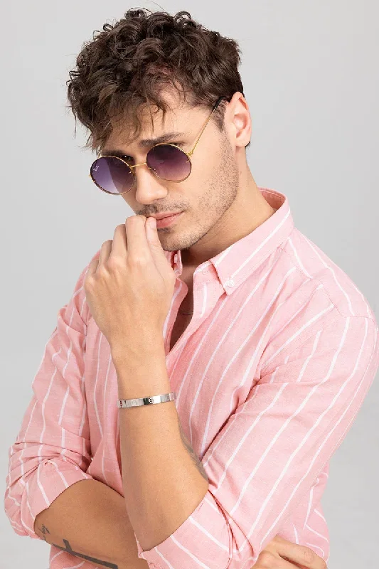 Eensy Stripe Pink Shirt