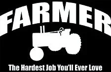 farmer-the-hardest-job-t-shirt