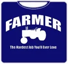 farmer-the-hardest-job-t-shirt