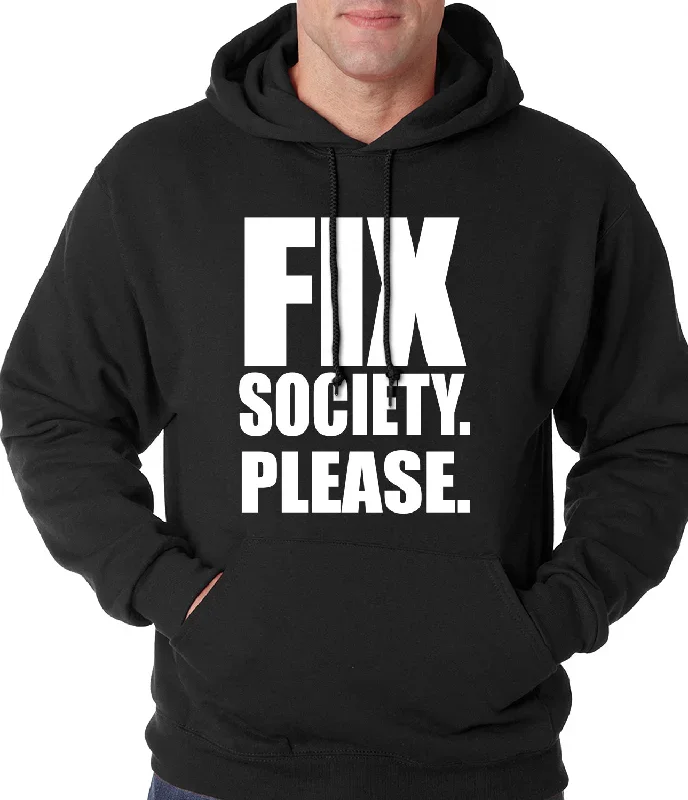 Fix Society. Please. Transgender Equality Adult Hoodie