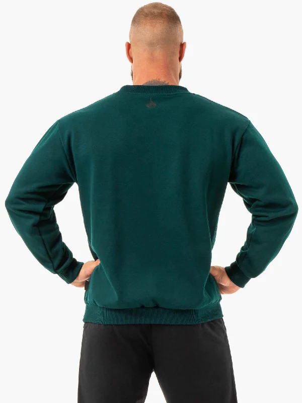 force-pullover-forest-green