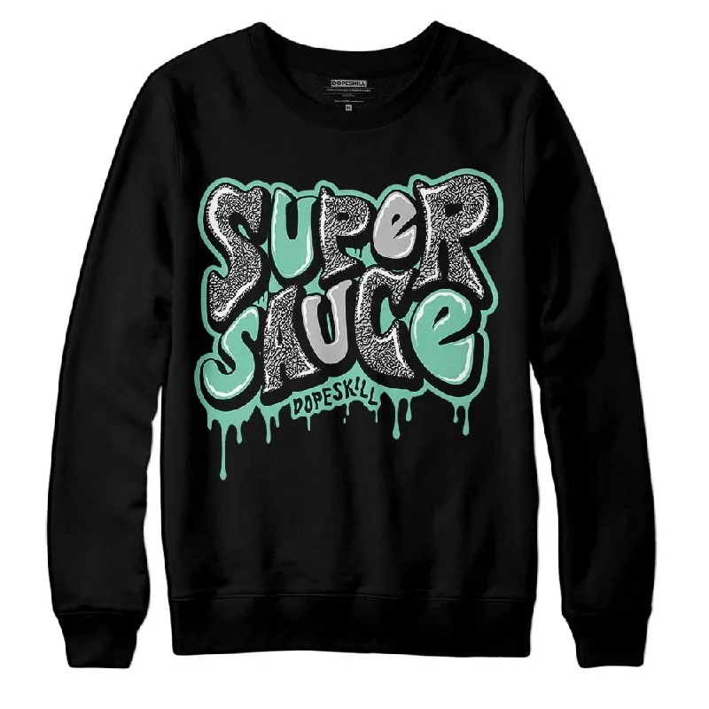 Green Glow 3s DopeSkill Sweatshirt Super Sauce Graphic