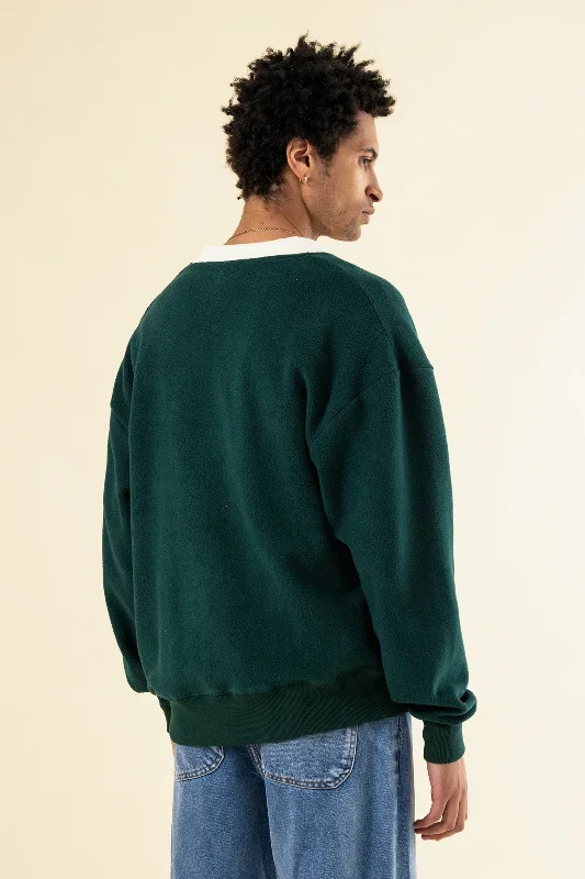 harvard-reverse-fleece-cardigan-bottle-green