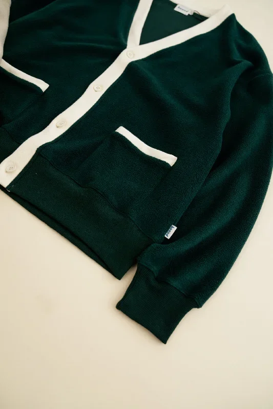 harvard-reverse-fleece-cardigan-bottle-green