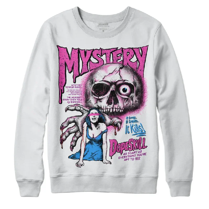 Hyper Violet 4s DopeSkill Sweatshirt Mystery Ghostly Grasp Graphic