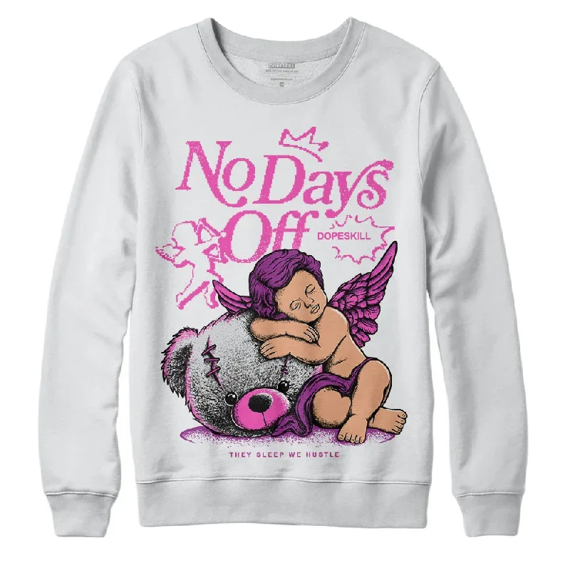 Hyper Violet 4s DopeSkill Sweatshirt New No Days Off Graphic