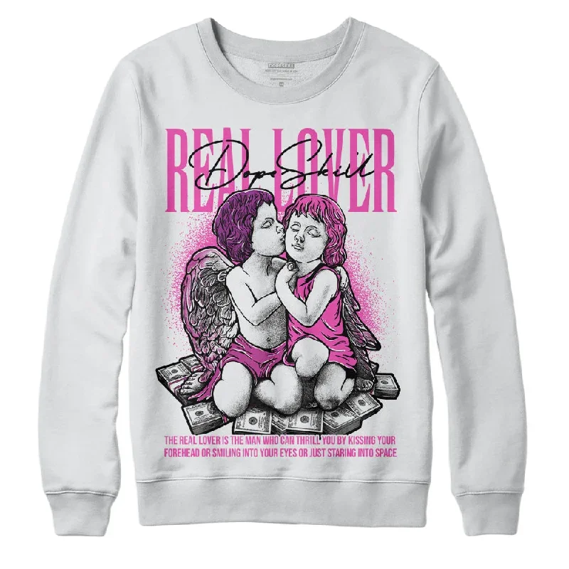 Hyper Violet 4s DopeSkill Sweatshirt Real Lover Graphic