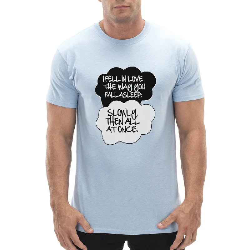 ""I Fell In Love"" John Green Quote from The Fault in Our Stars Men's T-Shirt