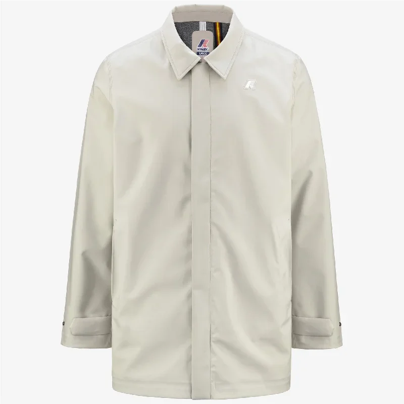 BENNY BONDED JERSEY - Jackets - 3/4 LENGTH - Man - BEIGE LT