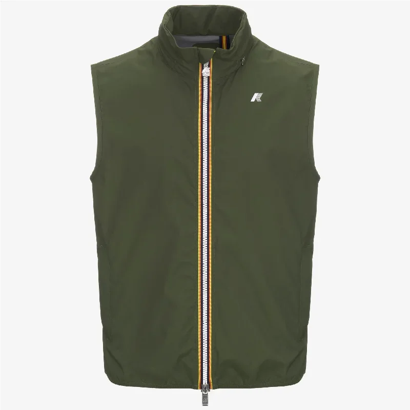 VALEN STRETCH DOT - Jackets - Vest - Man - GREEN CYPRESS