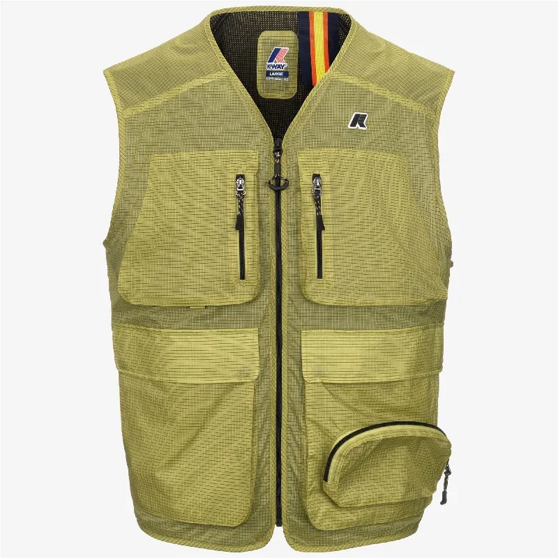 ALLOS - Jackets - Vest - Unisex - GREEN CELERY RIPSTOP