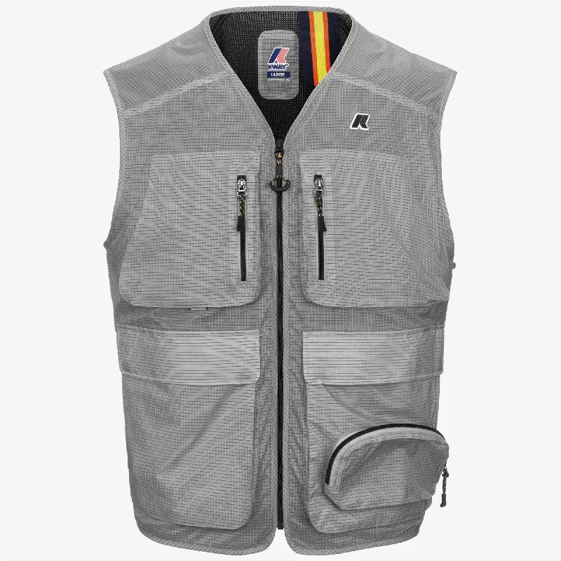 ALLOS - Jackets - Vest - Unisex - GREY ASH RIPSTOP