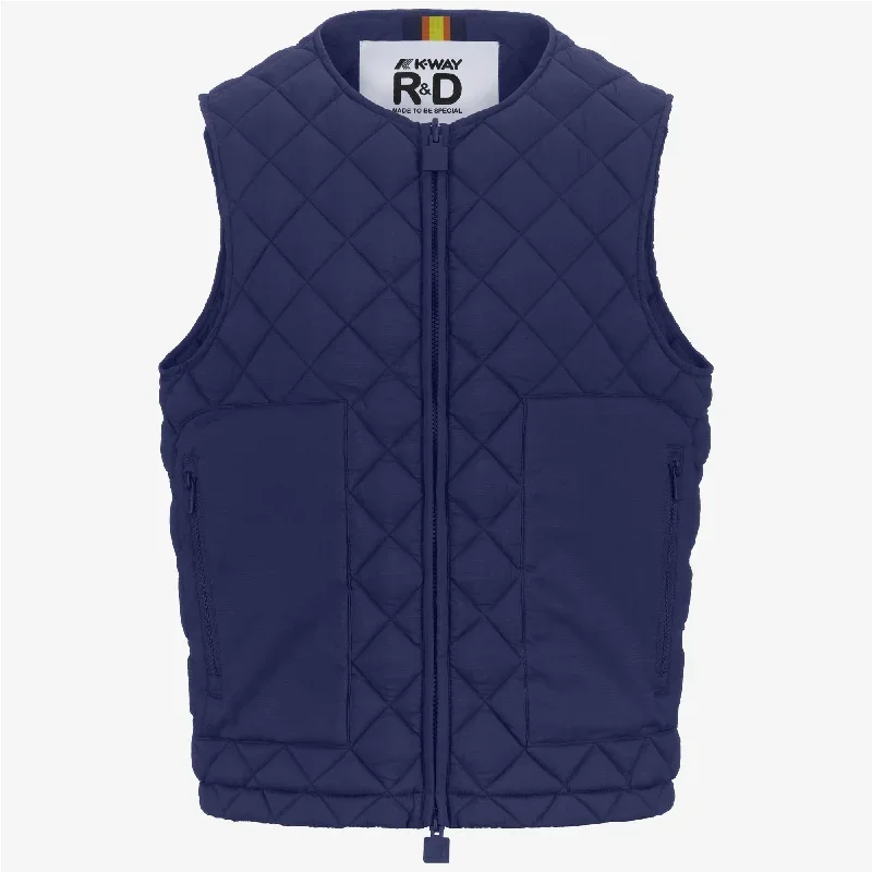 BARNELY ECO LIGHT WARM - Jackets - Vest - Unisex - BLUE MD COBALT