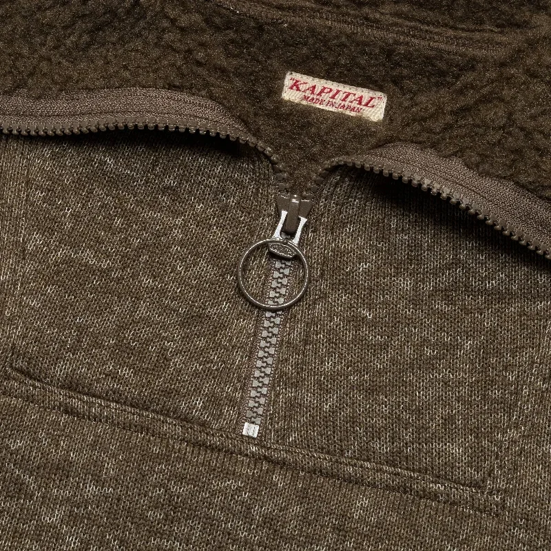 kapital-boa-fleece-zip-alpine-pull-overall-khaki