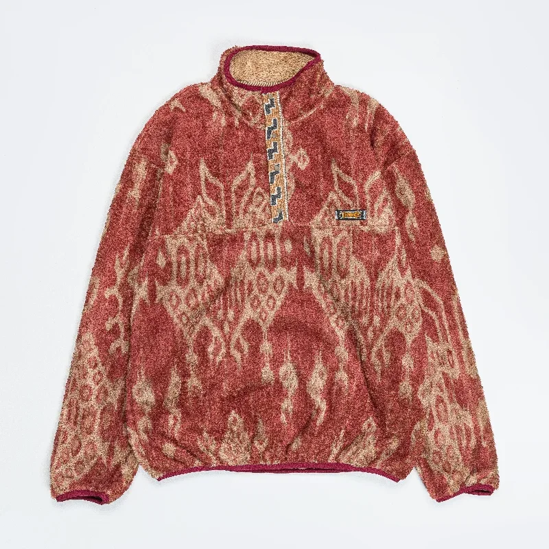 JAVA KASURI Fleece Pullover - Red