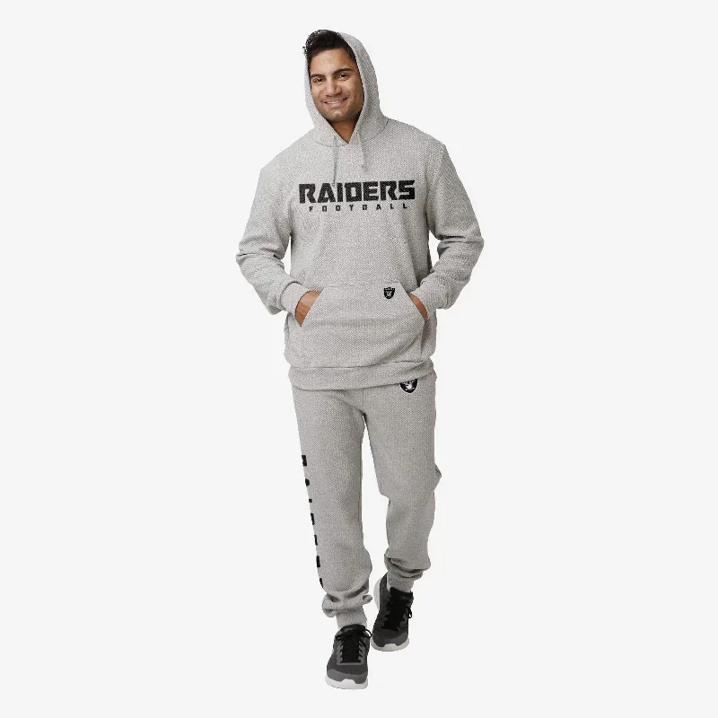 las-vegas-raiders-gray-woven-hoodie