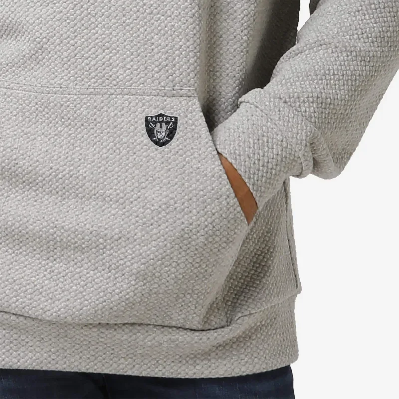 las-vegas-raiders-gray-woven-hoodie