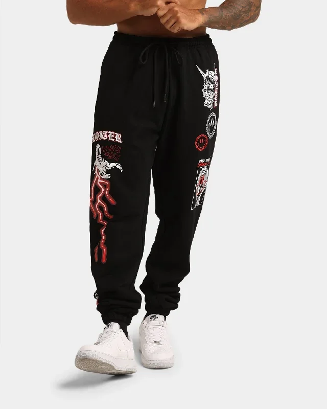 Loiter Hydra Track Pants Black