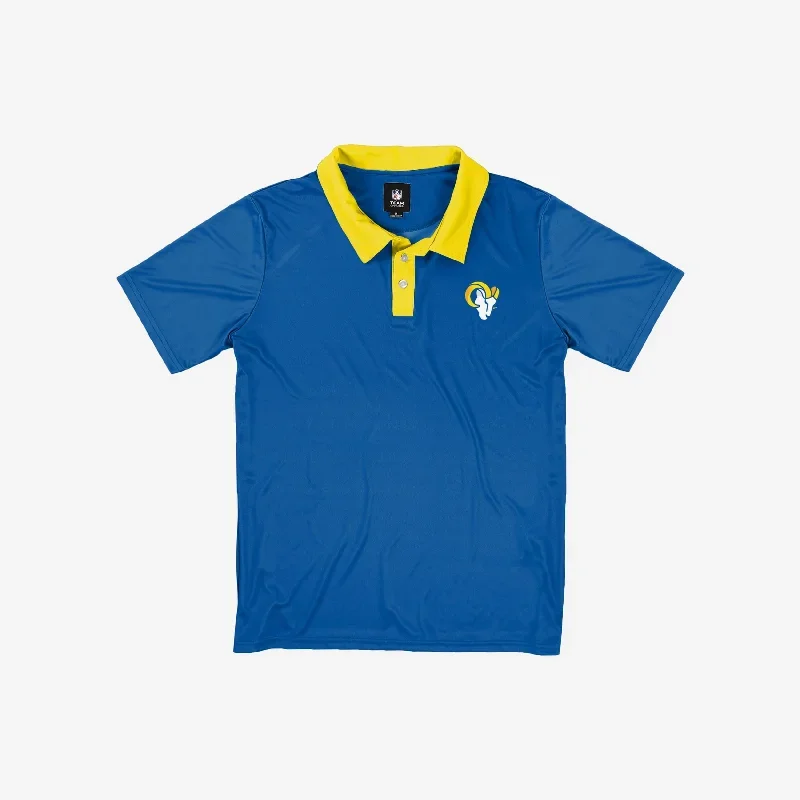 los-angeles-rams-workday-warrior-polyester-polo