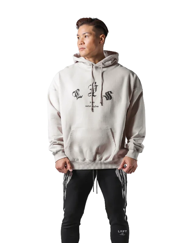 Old English Sweat Hoodie - Ivory