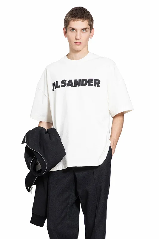 JIL SANDER MAN WHITE T-SHIRTS & TANK TOPS