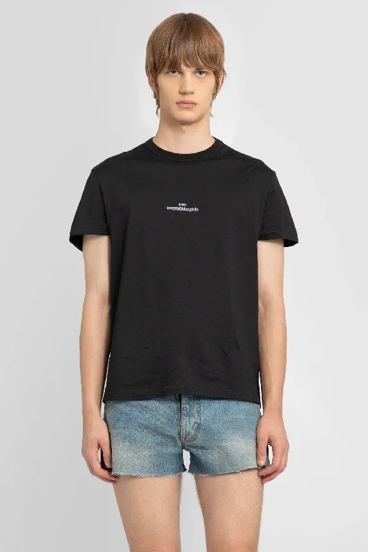 MAISON MARGIELA MAN BLACK T-SHIRTS & TANK TOPS