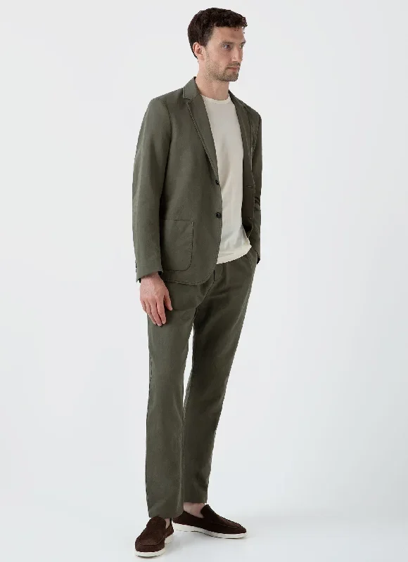 mens-cotton-linen-two-piece-suit-in-khaki