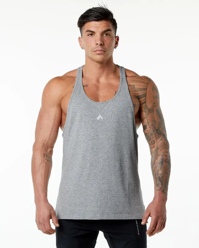 Emblem Stringer - Heather Grey