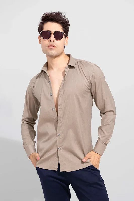 Mist Khaki Melange Shirt