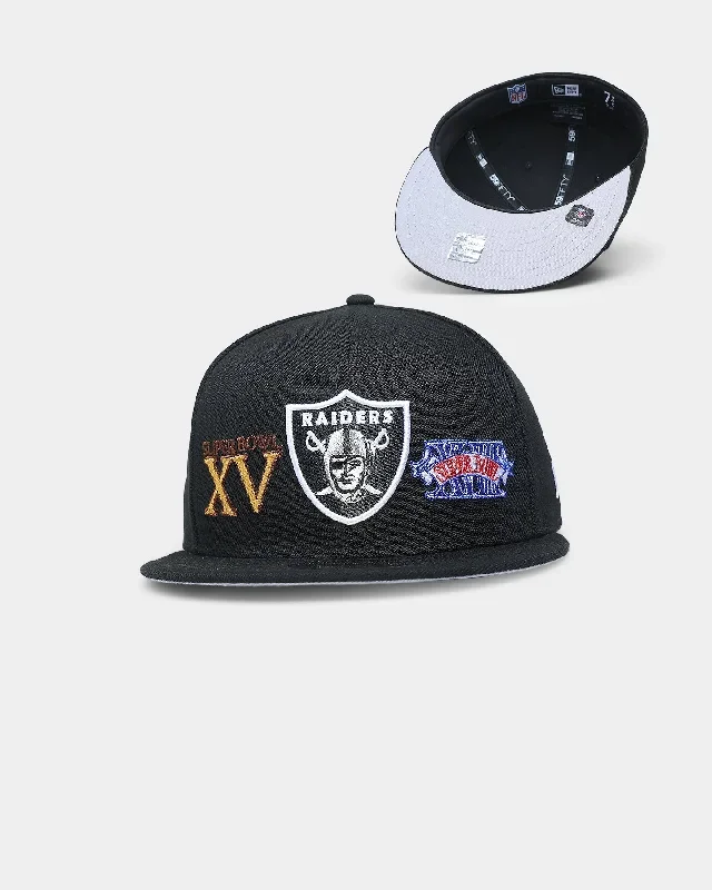 New Era Las Vegas Raiders 'Super Bowl Past Champions' 59FIFTY Fitted OTC