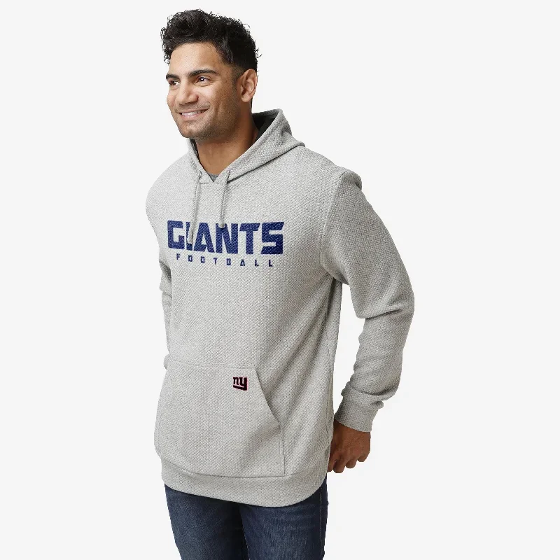 New York Giants Gray Woven Hoodie