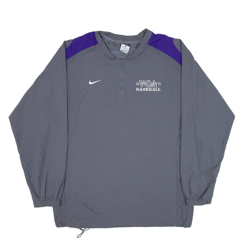 NIKE VCA Knights Baseball Pullover USA Jacket Grey Mens S