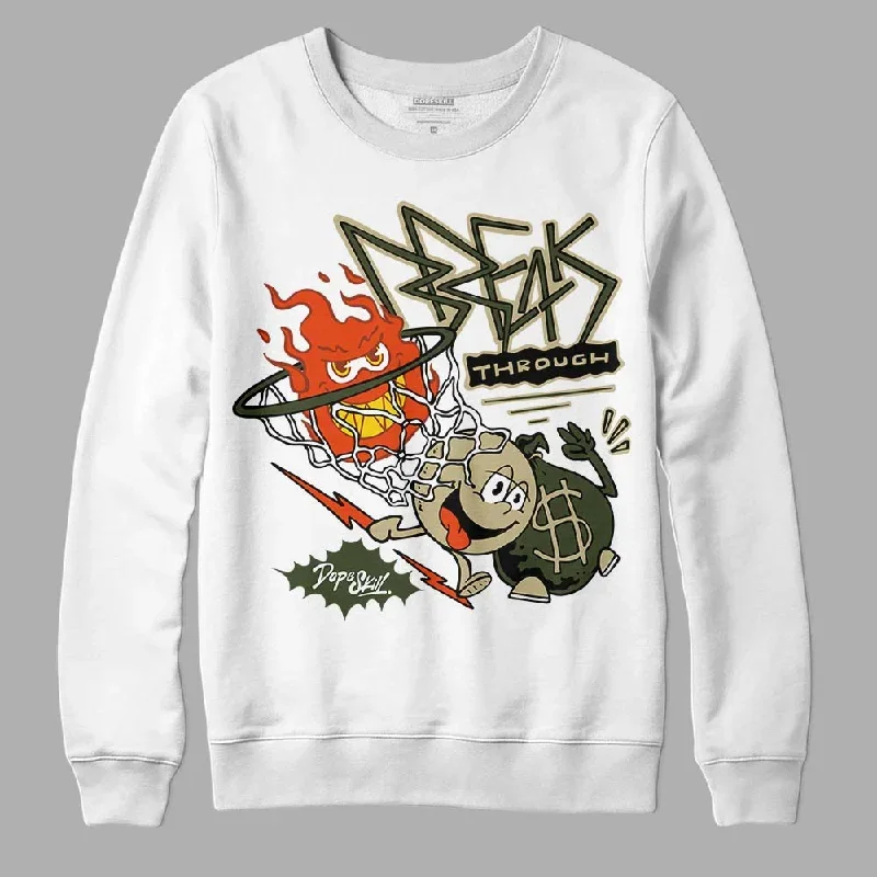 Olive Collection DopeSkill Sweatshirt Break Through Graphic