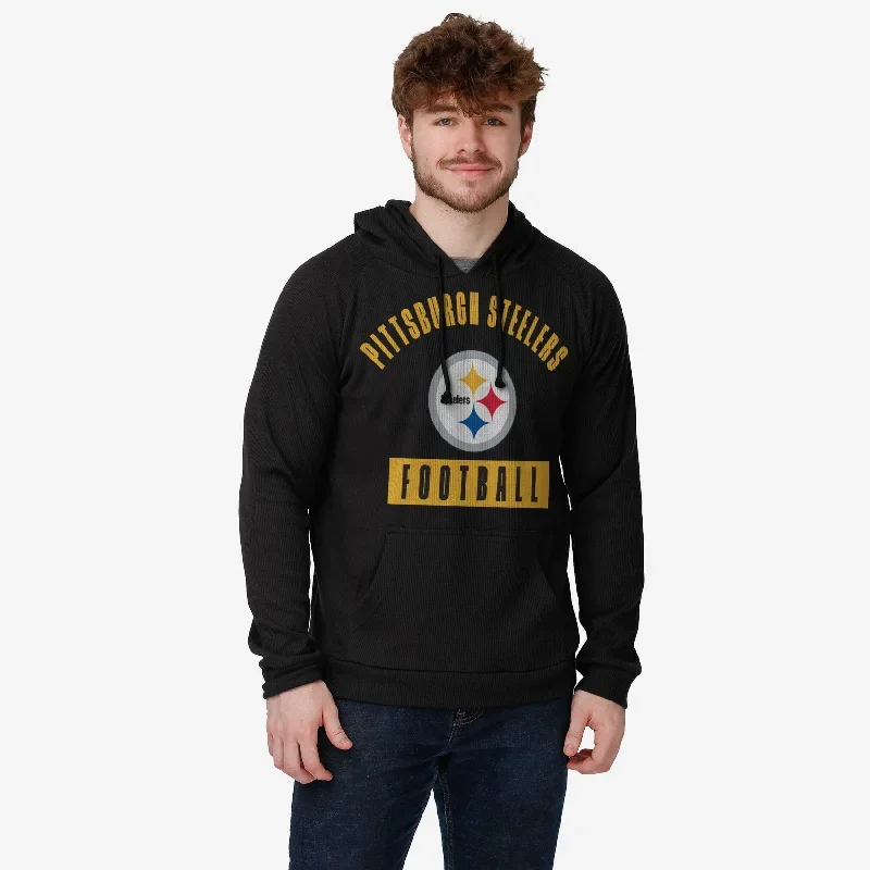 Pittsburgh Steelers Team Color Waffle Hoodie