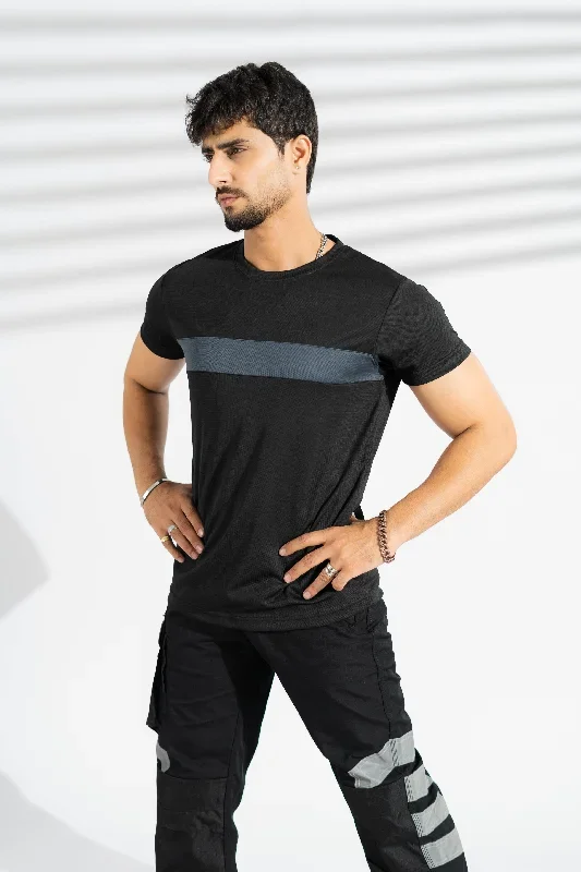 Polo Athletica Men's Contrast Panel Activewear Tee Shirt