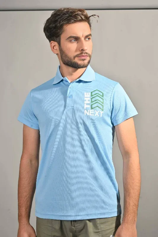 Polo Republica Men's The Next Printed Activewear Polo Shirt