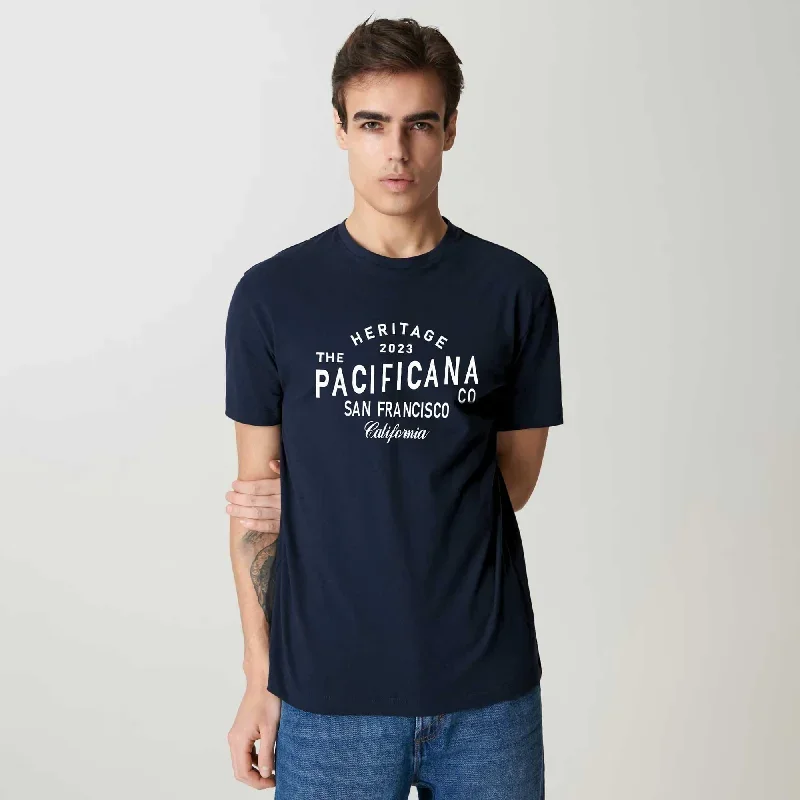 Polo Republica Men's The Pacificana Printed Crew Neck Tee Shirt