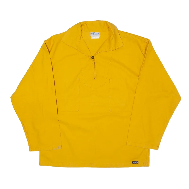 Pullover Jacket Yellow 90s Mens L