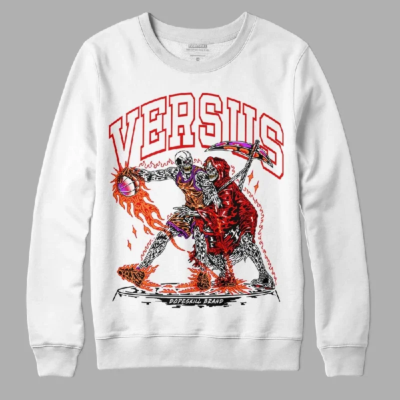 Red Cement 4S DopeSkill Sweatshirt VERSUS Graphic