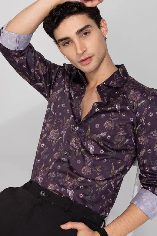 Seasonal Purple Shirt