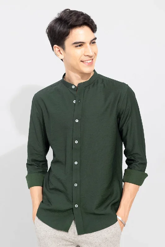 Smushed Olive Shirt