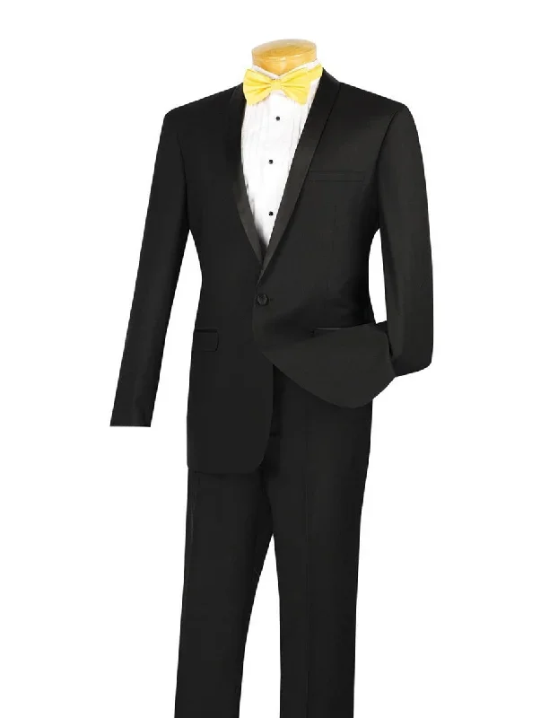 Black Slim Shawl Tuxedo